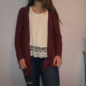 Volcom Cardigan-Rust